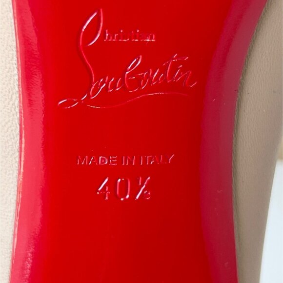 Christian Louboutin Sporty Kate Pointed Toe 85mm Pumps Red Sole Size 40.5 - Picture 6 of 13